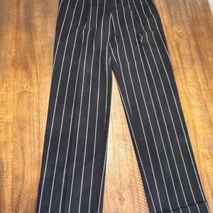 Ralph Lauren Black Pinstripe Dress Pants